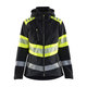 BLÅKLÄDER naisten Highvis softshell-takki musta/huomiokelt.